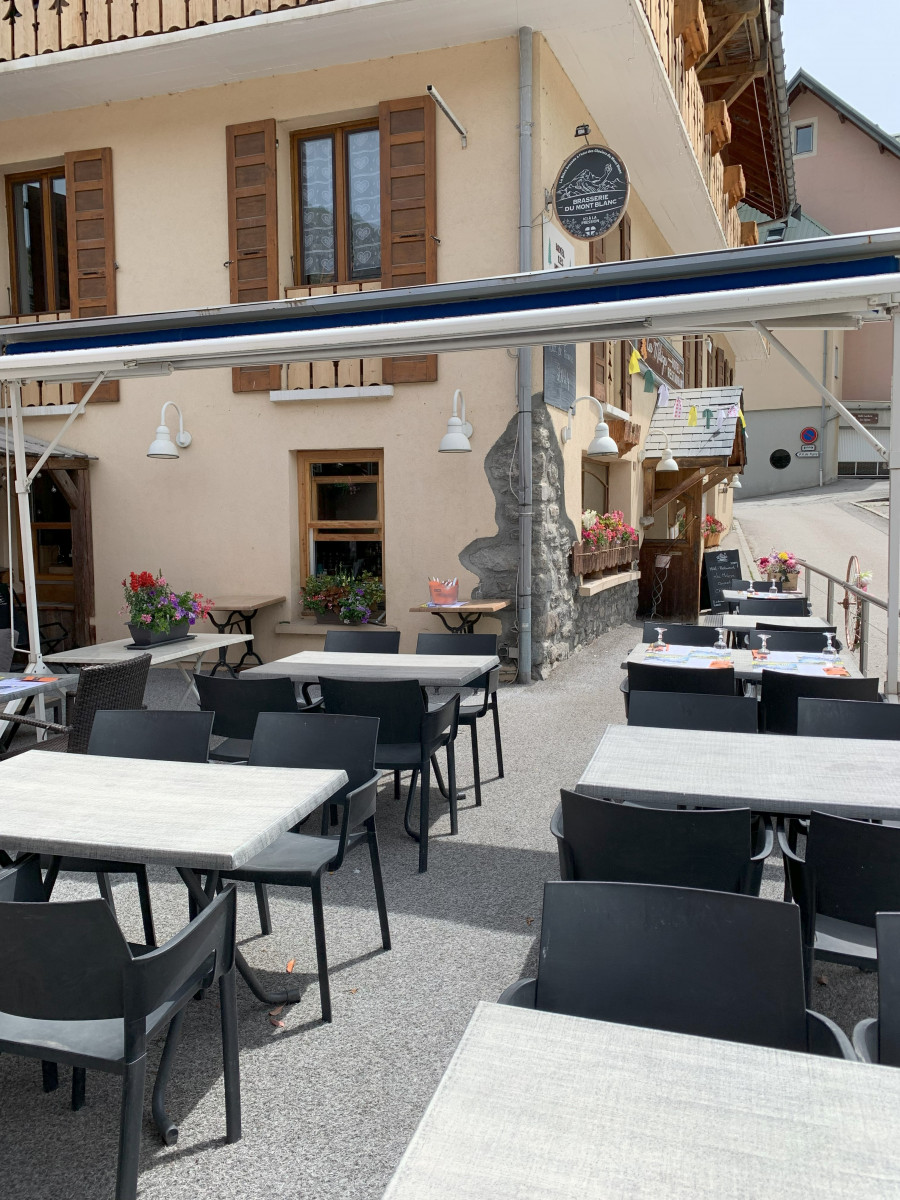 Terrasse - Hôtel Les Mélèzes Valloire