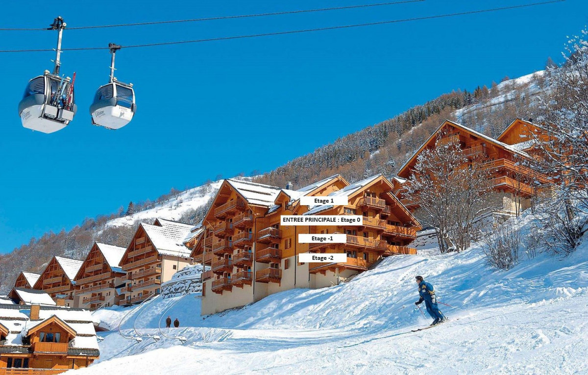 VUE 3 GENTIANE HAMEAU DE LA VALLEE D'OR VALLOIRE LES CHARBONNIERES - VALLOIRE