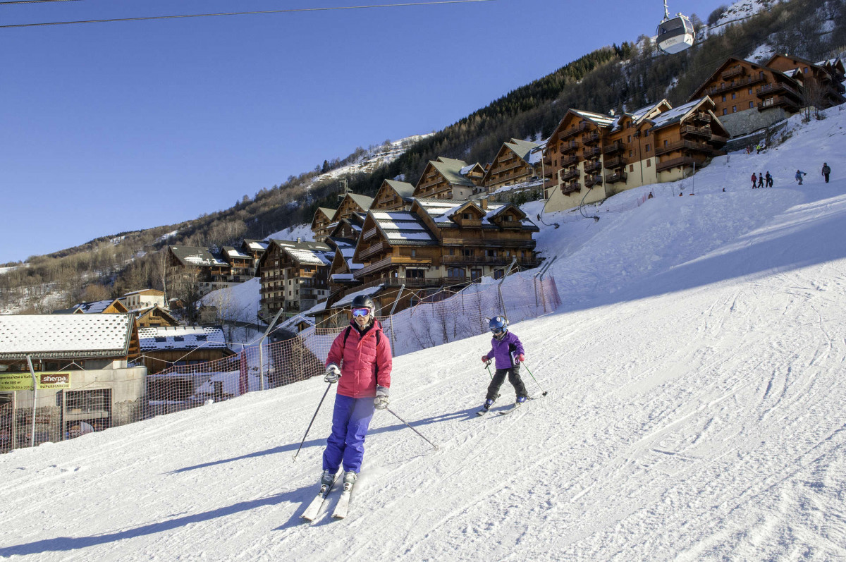  PISTE ACCÈS TÉLÉCABINE DU CRÊT DE LA BRIVE - SEJOUR SKI - LES CHALETS DE VALORIA GOELIA - VALLOIRE  