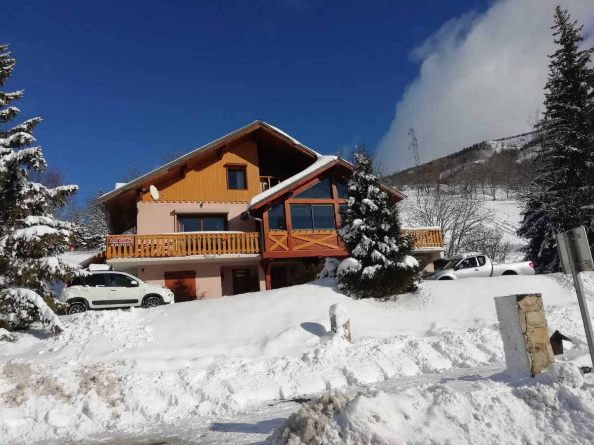 VUE HIVER CHALET EPINETTE - VALLOIRE  LES CHOSEAUX VILLE - VALLOIRE RESERVATIONS