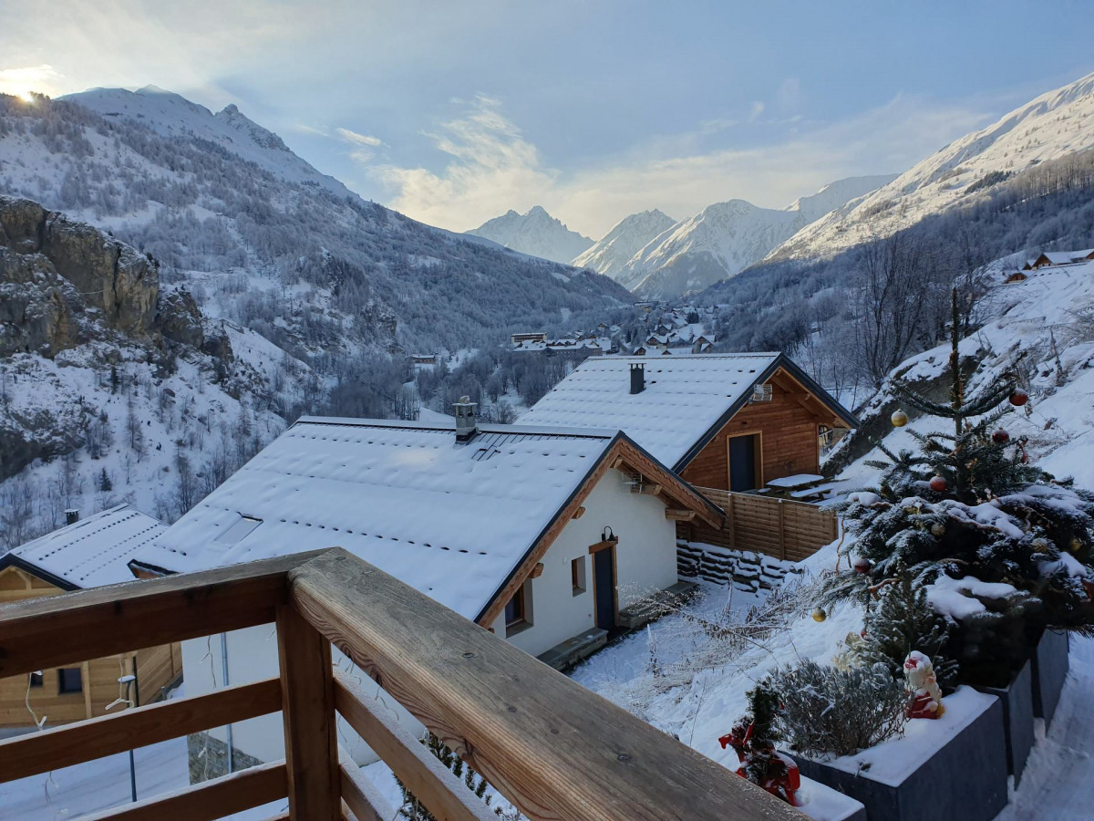 VUE BALCON CHALET SANMAR - SEJOURS MONTAGNE ET SKI - CHALET SANMAR - VALLOIRE