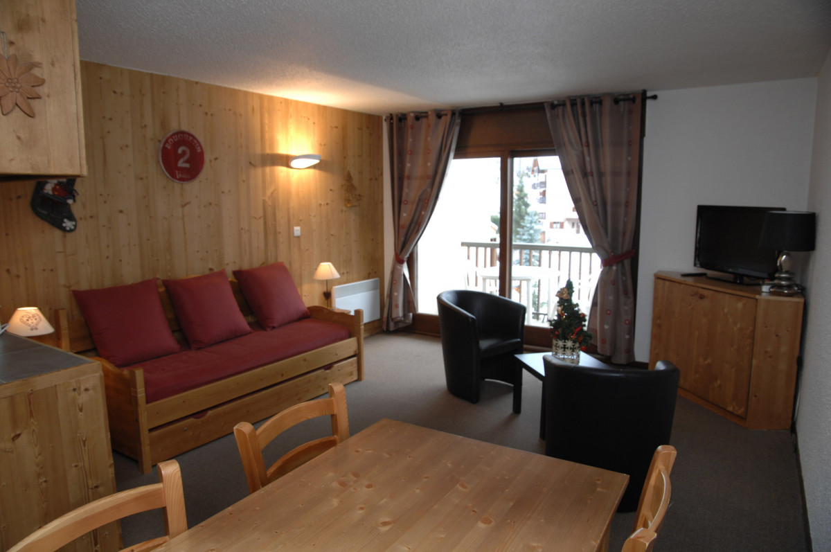 SALON - APPARTEMENT LE PRAZ 20 - VALLOIRE CENTRE - VALLOIRE RESERVATIONS