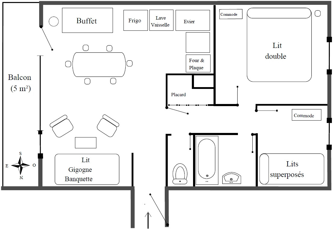 PLAN - VAL D'AUREA 48 - VALLOIRE CENTRE