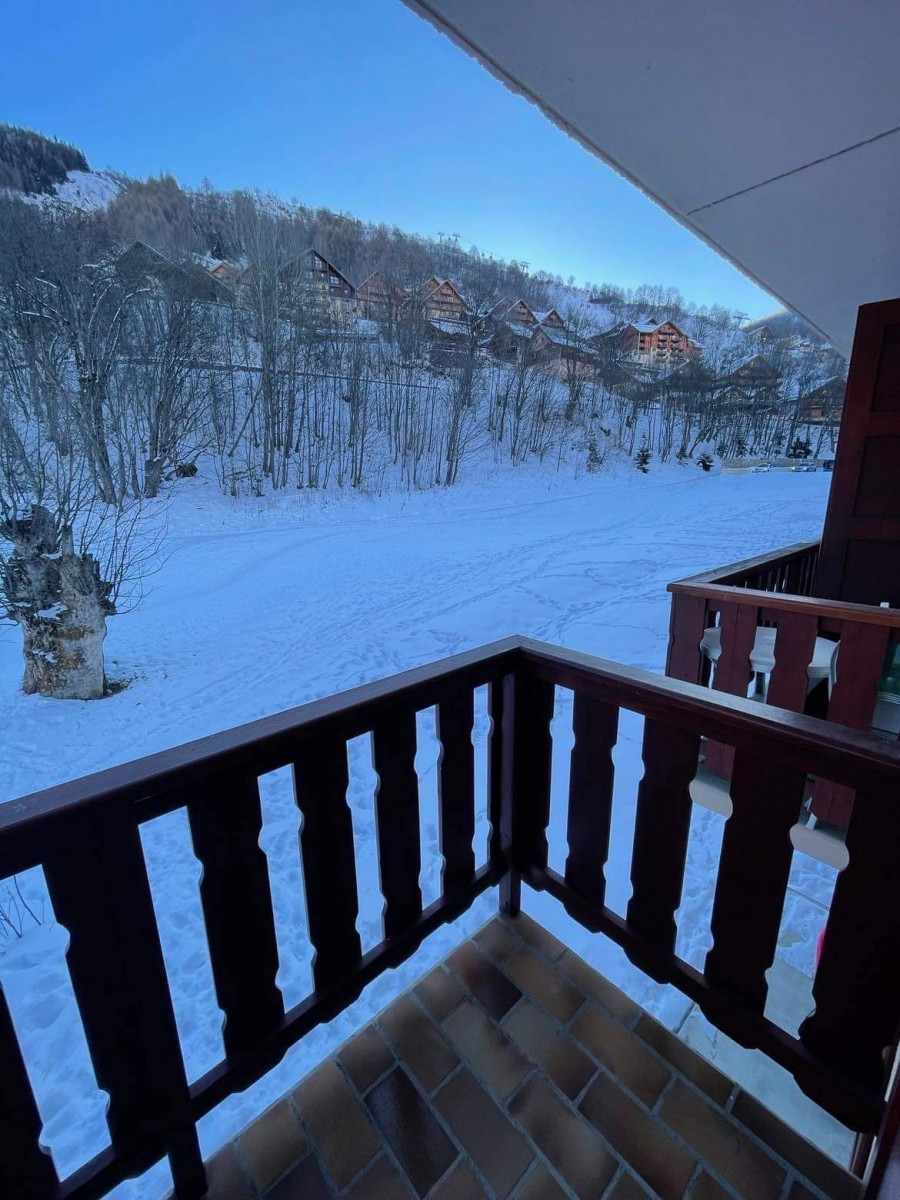 VUE BALCON - APPARTEMENT  BETELGEUSE 61 - VALLOIRE CENTRE