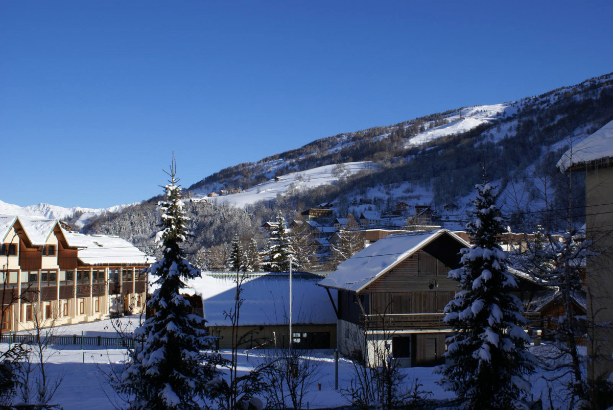 VUE HIVER - APPARTEMENT CHALET 1 - VALLOIRE CENTRE