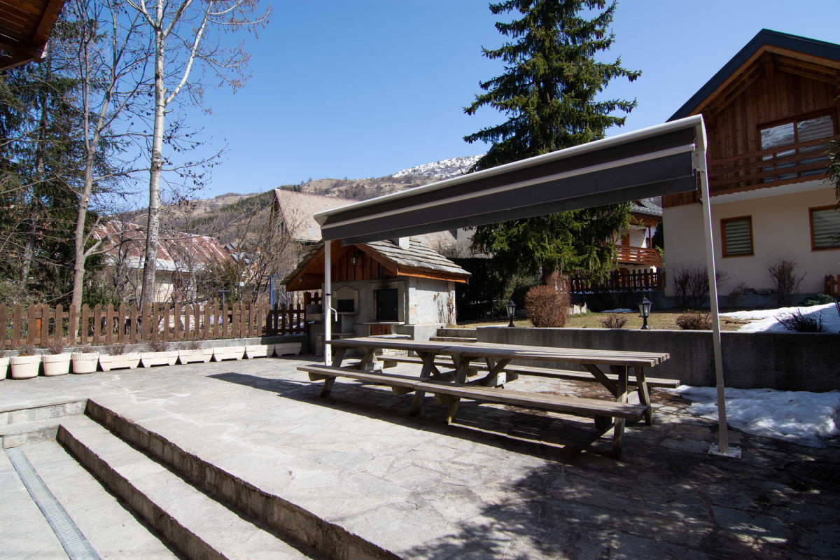 TERRASSE EQUIPEE - CHALET NIGRITELLE 2 - VALLOIRE CENTRE