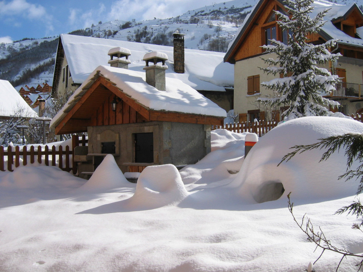 TERRASSE HIVER - CHALET NIGRITELLE 2 - VALLOIRE CENTRE