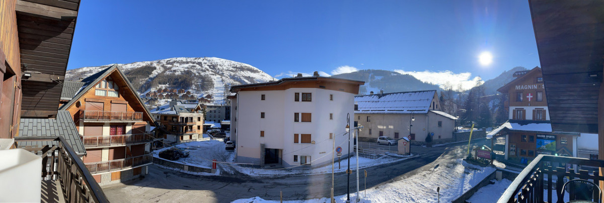 VUE DU BALCON - CHALET ANGE N°4 - VALLOIRE CENTRE