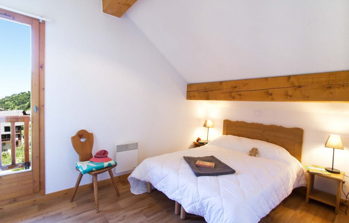 CHAMBRE - CHALETS DE LA VALLEE D'OR ODALYS APPARTEMENT 8 PERSONNES - VALLOIRE LES CHARBONNIERES - Photo non contractuelle