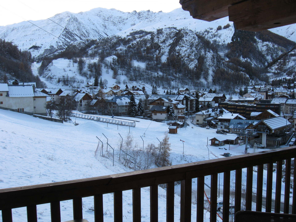 VUE DU BALCON - MYOSOTIS HAMEAU DE LA VALLEE D'OR APPARTEMENT 302 - VALLOIRE LES CHARBONNIERES