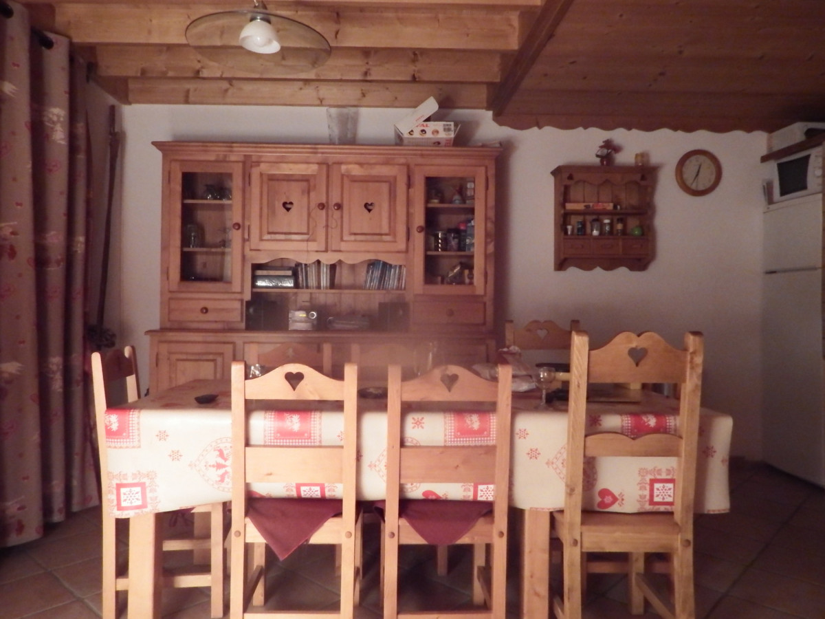 SALLE A MANGER - APPARTEMENT BEL ALP 18- VALLOIRE LES VERNEYS