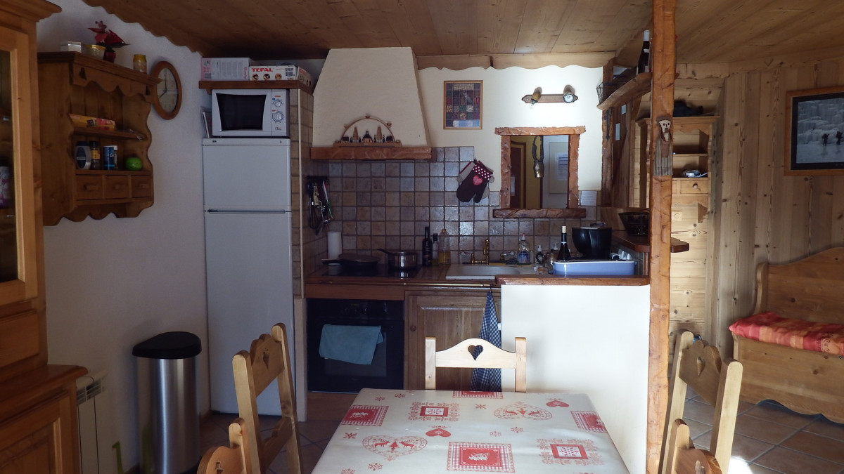 CUISINE - APPARTEMENT BEL ALP 18- VALLOIRE LES VERNEYS