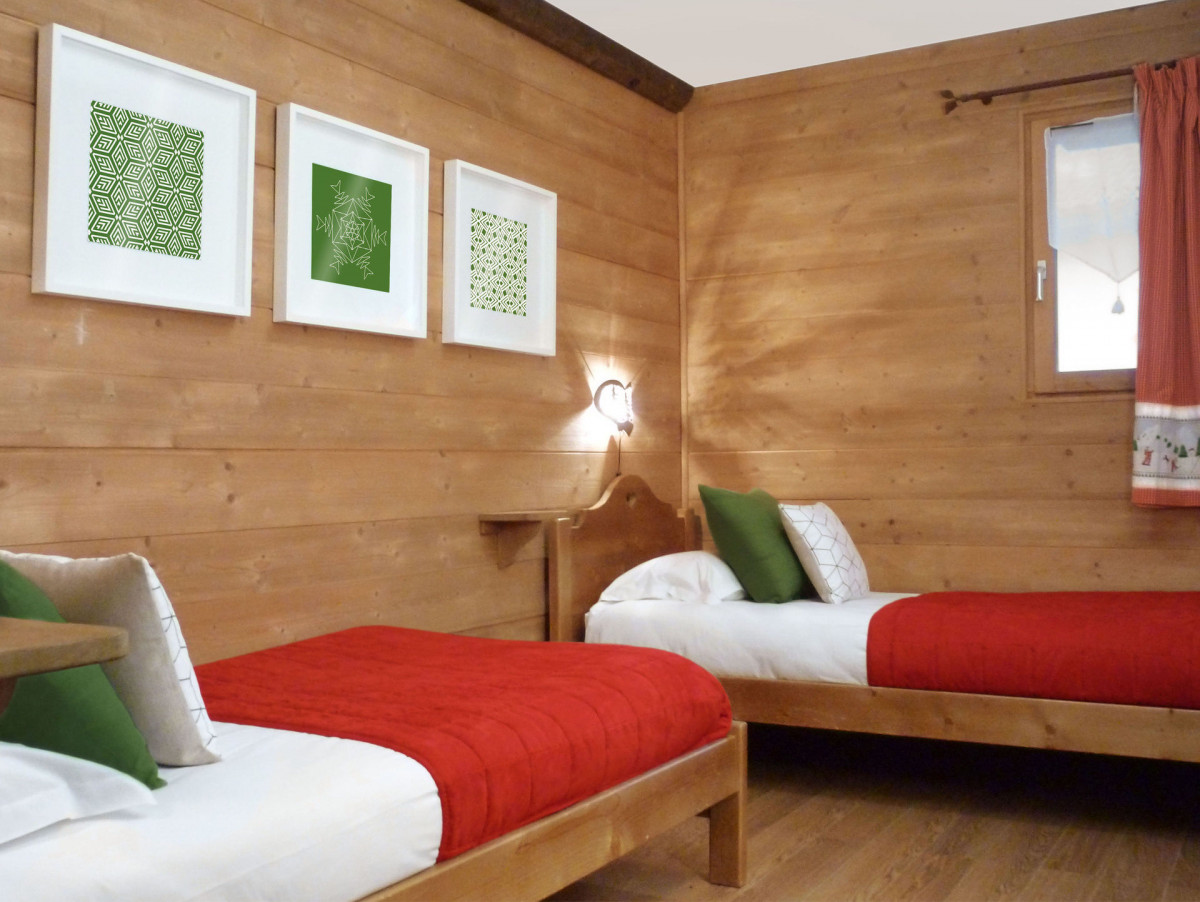 CHAMBRE - APPARTEMENT LES FERMES DU PLANET 2 - VALLOIRE LES VERNEYS