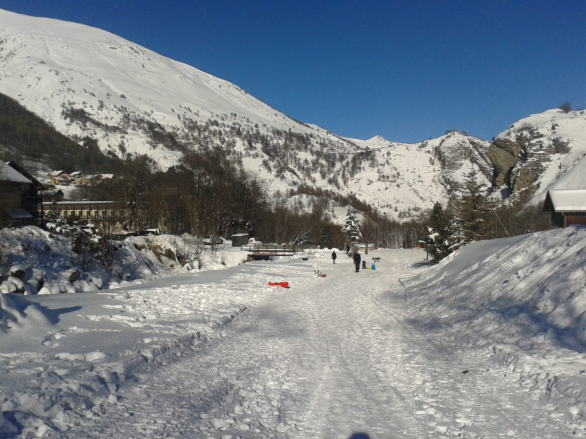 VUE COTE PISTE - APPARTEMENT PLAN SOLEIL DURBEC D2 - VALLOIRE LA GRAND VY