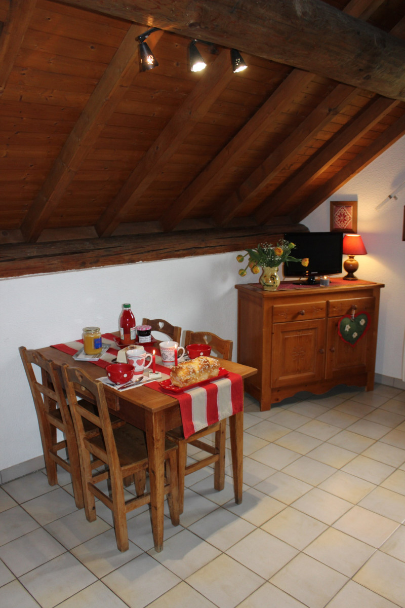 COIN REPAS - STUDIO CHALET L'ANDORSE 2 - VALLOIRE LA BORGE