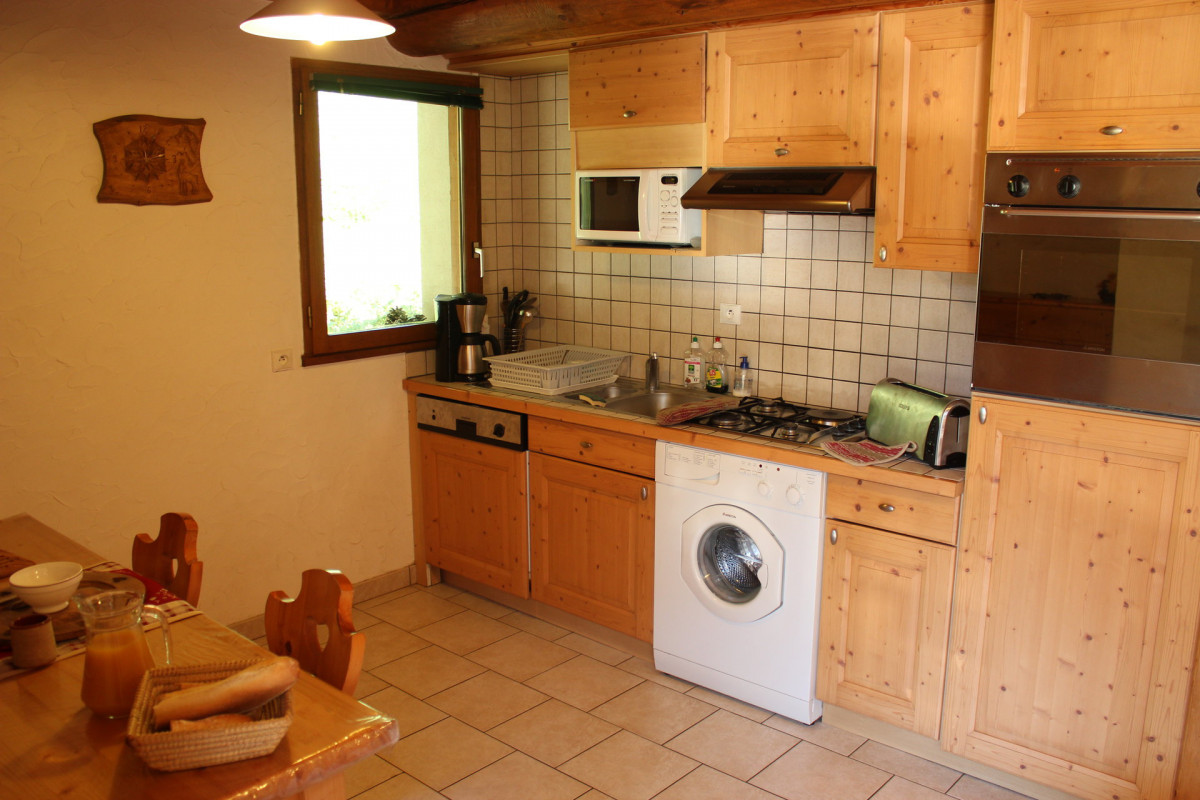 CUISINE - APPARTEMENT CHALET LES ANCOLIES ANEMONE - VALLOIRE LES CLOTS