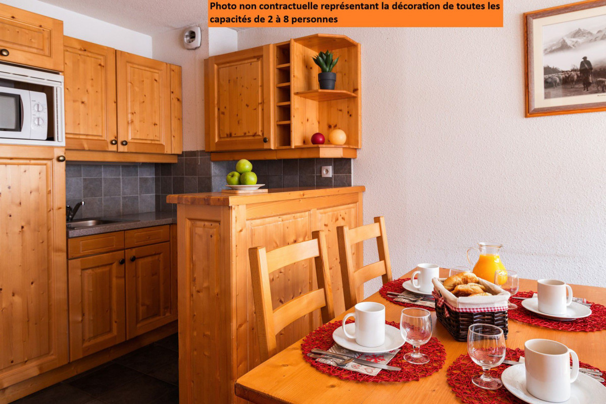 CUISINE - STUDIO 2PERSONNES  - CHALETS DU GALIBIER LAGRANGE - MOULIN BENJAMIN