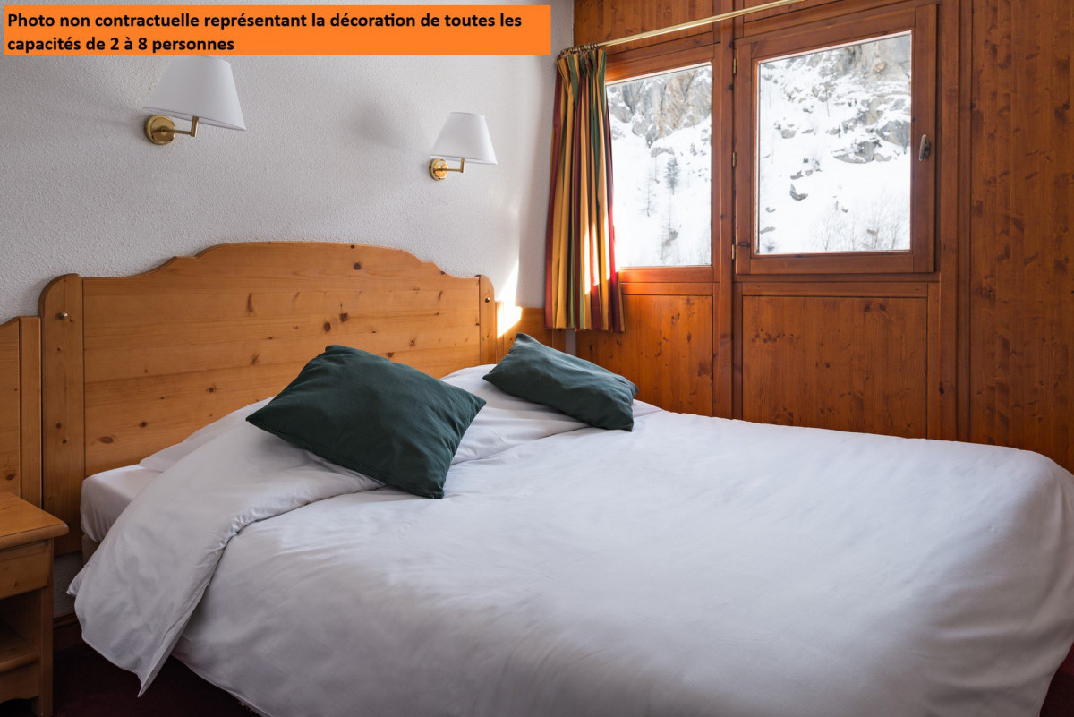 CHAMBRE - STUDIO 2PERSONNES  - CHALETS DU GALIBIER LAGRANGE - MOULIN BENJAMIN