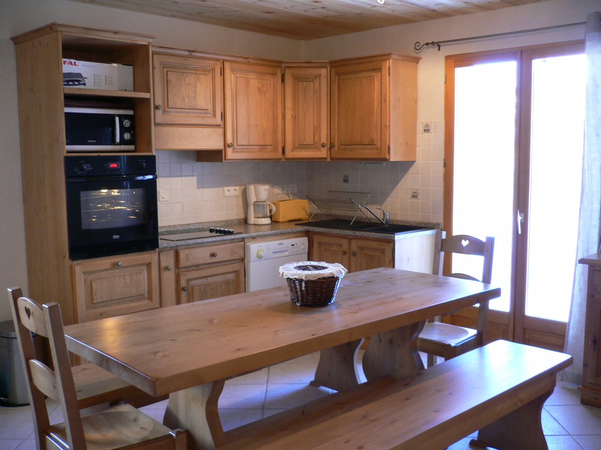 CUISINE - APPARTMENT FOURCHU CHALET LES AIGUILLES - VALLOIRE LES CLOTS