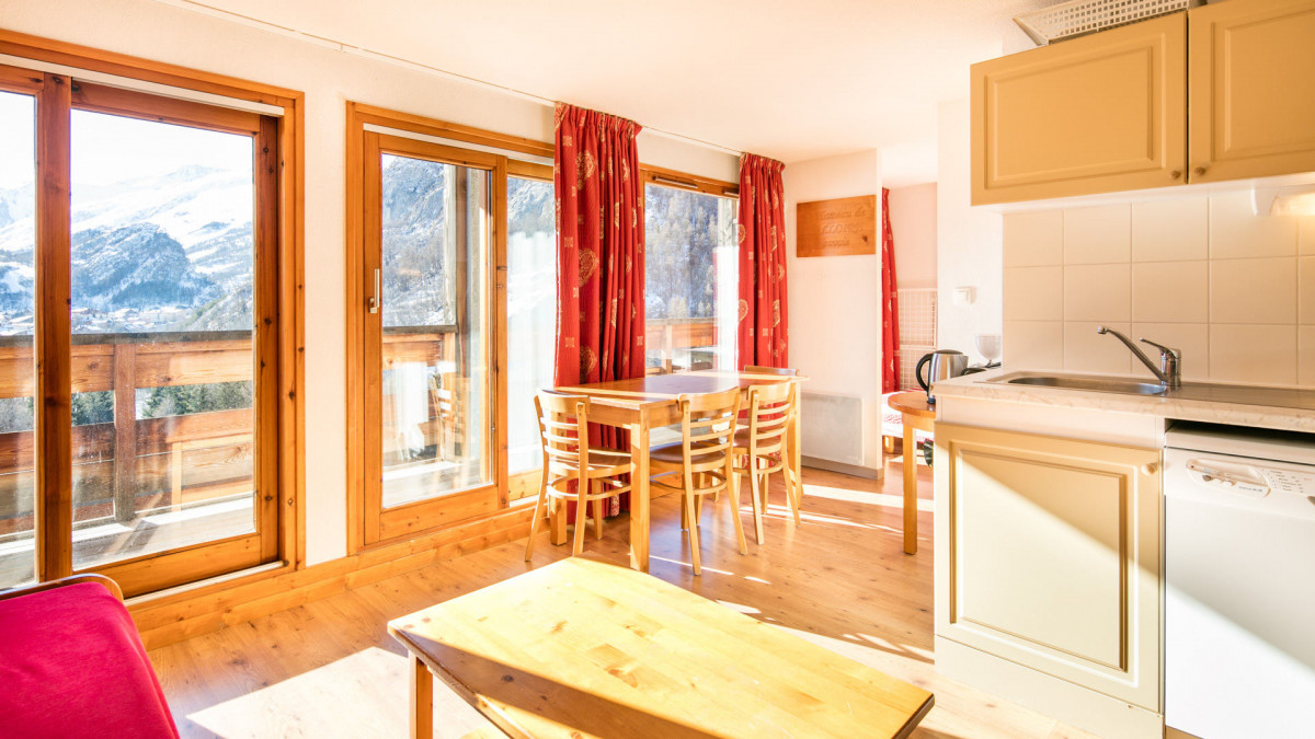  SALON - HAMEAU DE VALLOIRE VACANCEOLE APPARTEMENT 4 PERSONNES - VALLOIRE LES CHOSEAUX - VALLOIRE RESERVATIONS