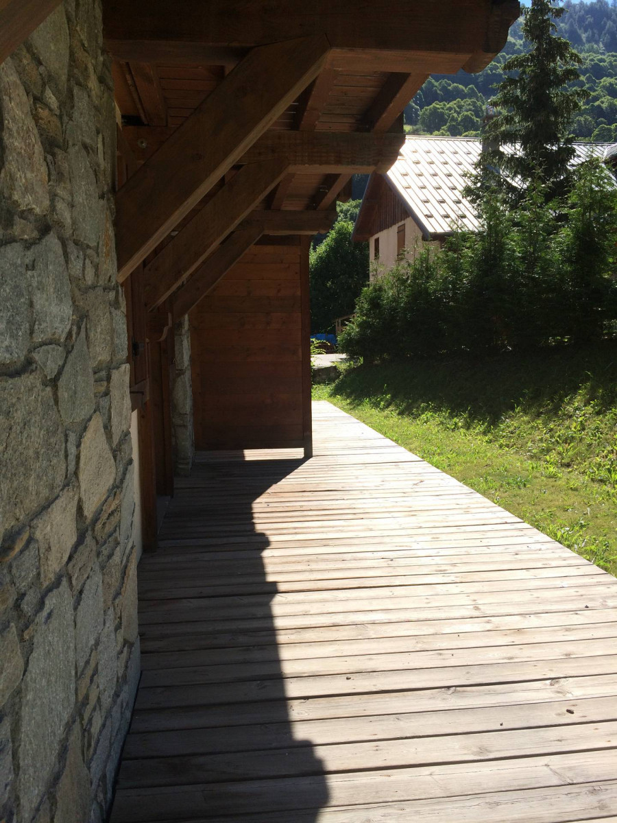 TERRASSE - CHALETS DE MARIE APPARTEMENT C1 - VALLOIRE LA GRAND VY