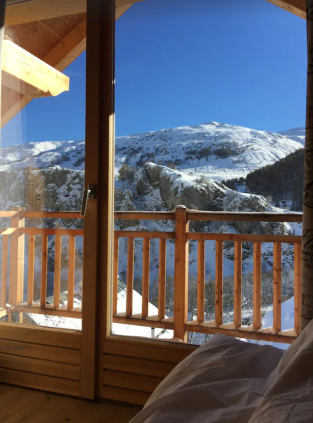 VUE BALCON - CHALET LUNE DES ALPES - LES CLOTS VALLOIRE