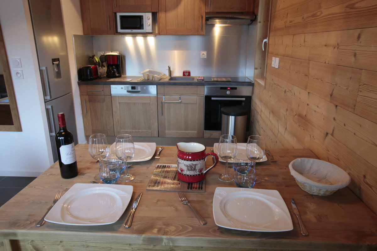 CUISINE - APPARTEMENT CHALET GRAND GALIBIER N°1- VALLOIRE LES VERNEYS