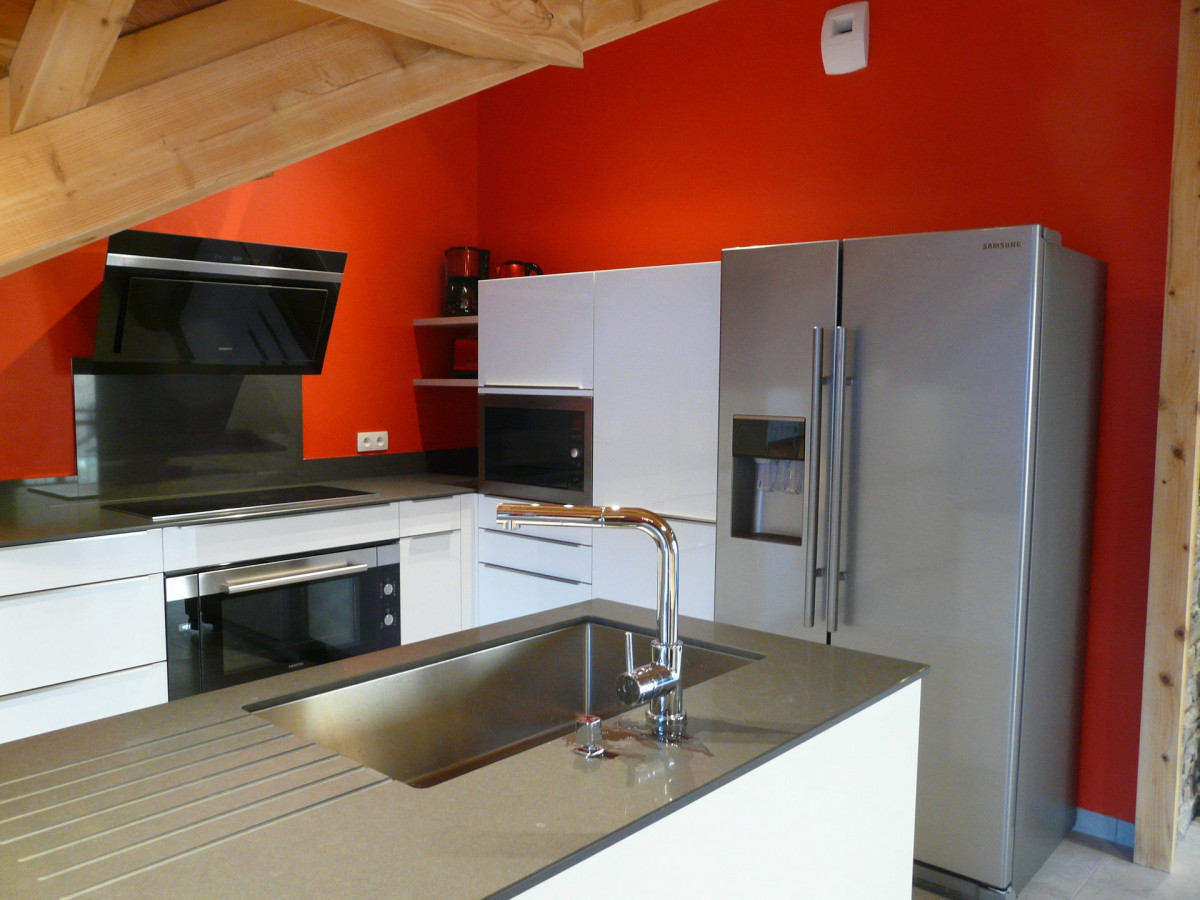 CUISINE - APPARTEMENT CHEZ LEONIE  - VALLOIRE LES VERNEYS