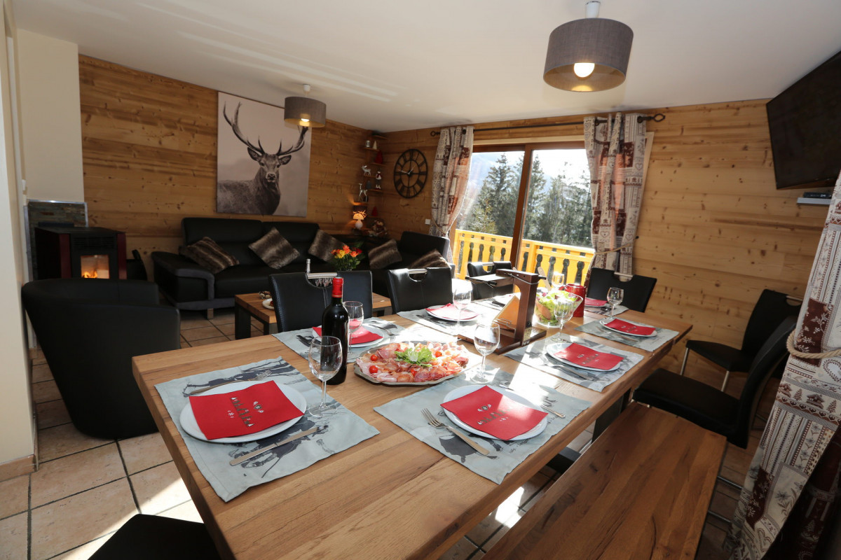 SALON - CHALET EPINETTE - VALLOIRE  LES CHOSEAUX - VALLOIRE RESERVATIONS