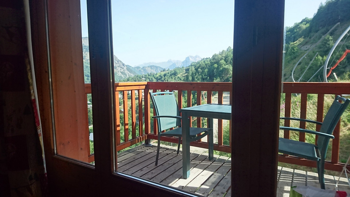 BALCON - APPARTEMENT CHALETS DE LA VALLEE D'OR EDELWEISS 210 - LES CHARBONNIERES VALLOIRE