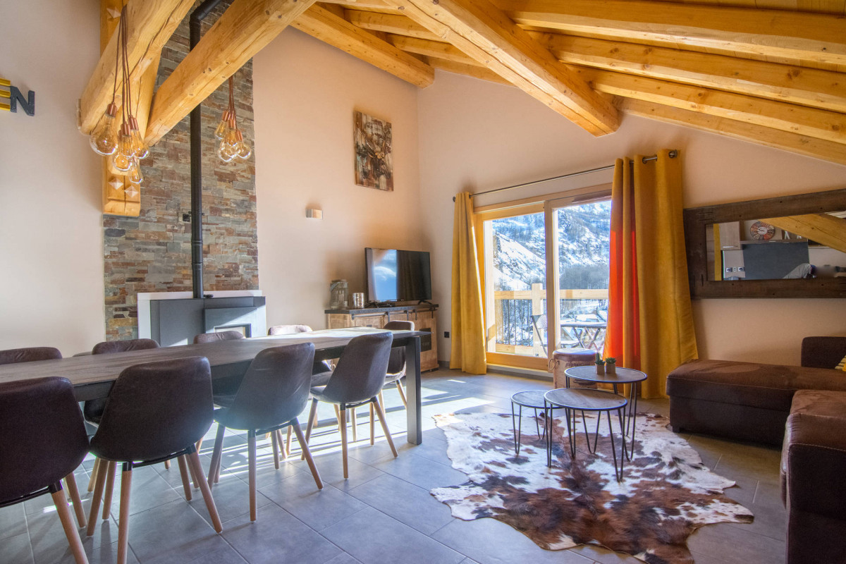 SALON - CHALET APPARTEMENT SANDEMA1 - VALLOIRE LE CRET DU SERROZ VALLOIRE - VALLOIRE RESERVATIONS