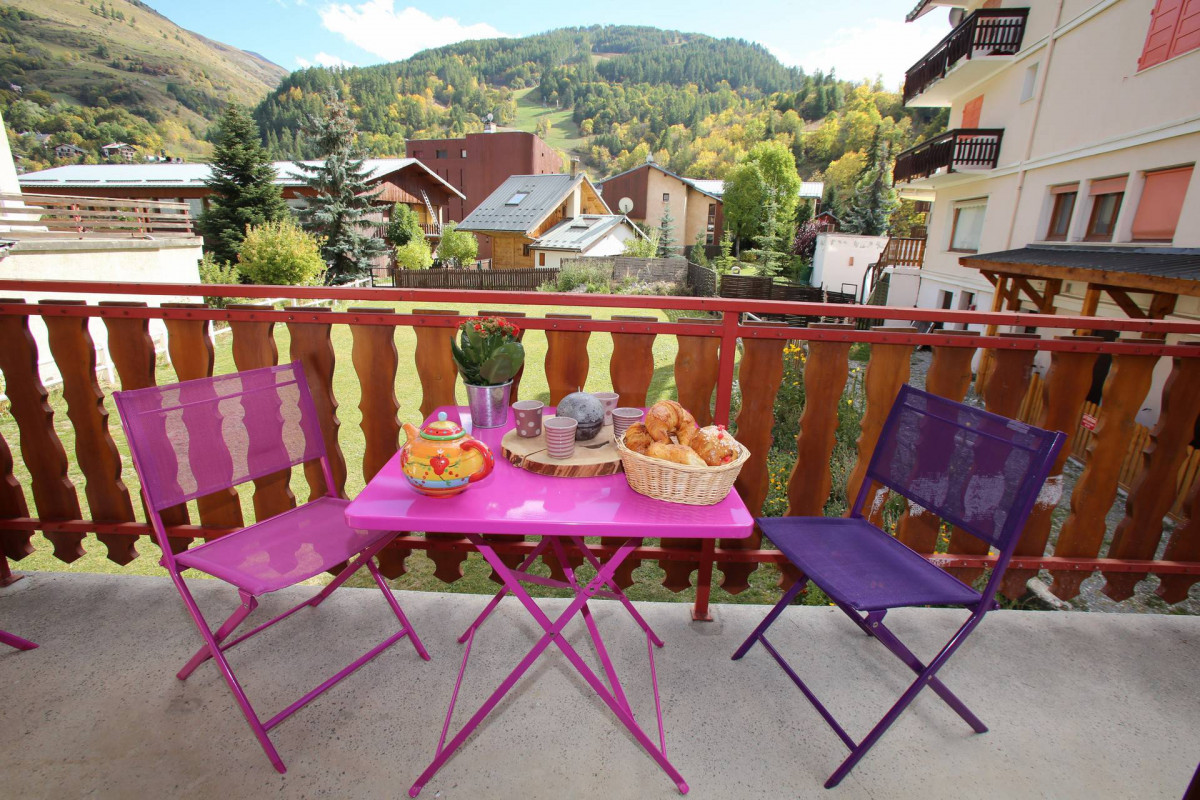 BALCON ETE - CHALET LES GENTIANES APPARTEMENT 1 - VALLOIRE CENTRE