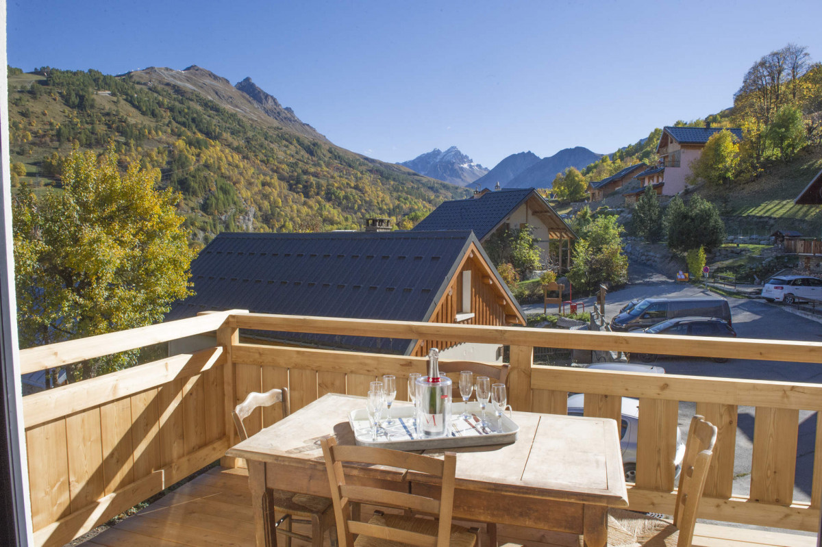 TERRASSE - APPARTEMENT LA ROSE DES VENTS 1 GALIBIER - VALLOIRE LE SERROZ