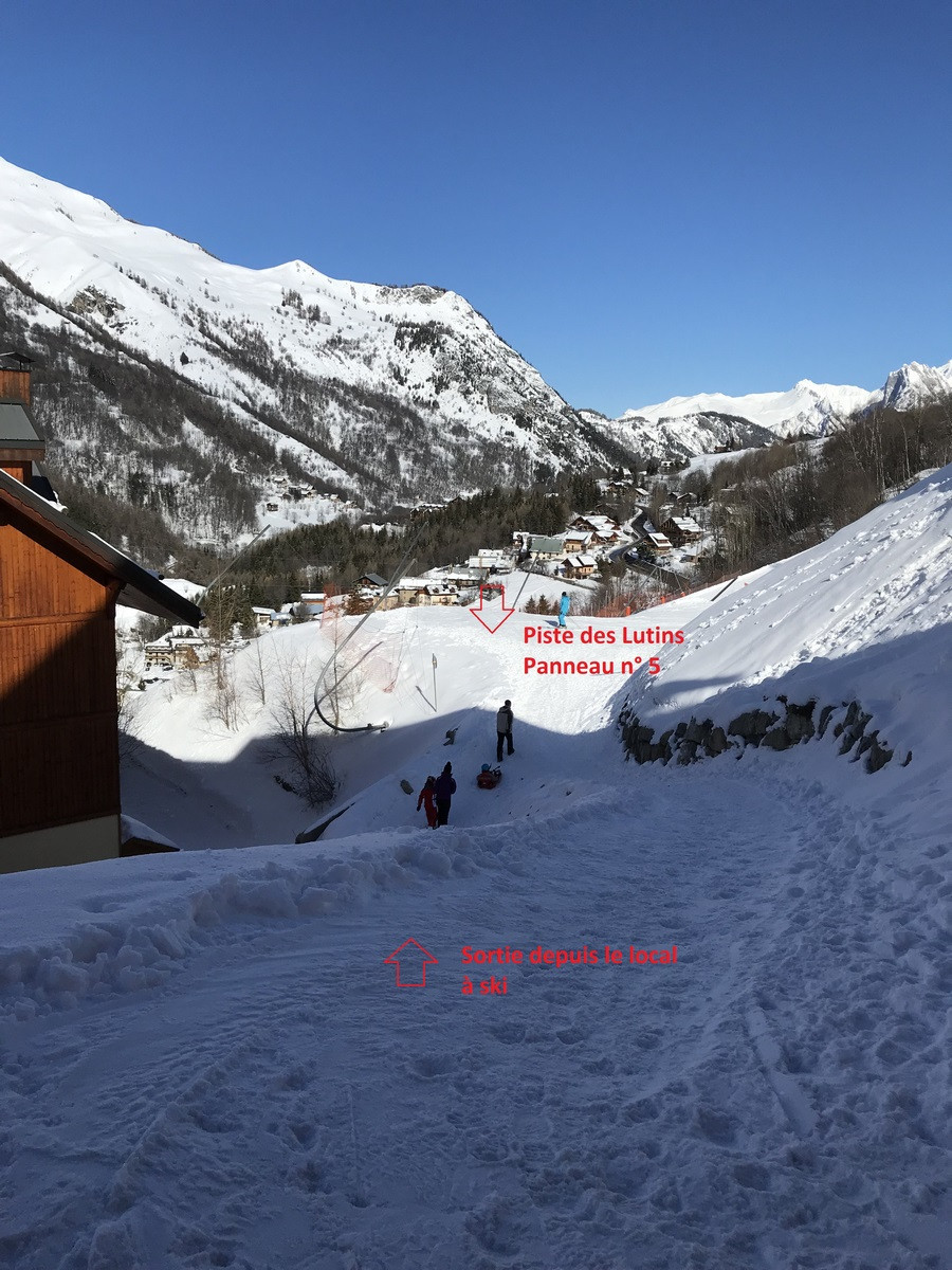 ACCES PISTE - APPARTEMENT CHALETS DE LA VALLEE D'OR CAMPANULE 100 - LES CHARBONNIERES VALLOIRE