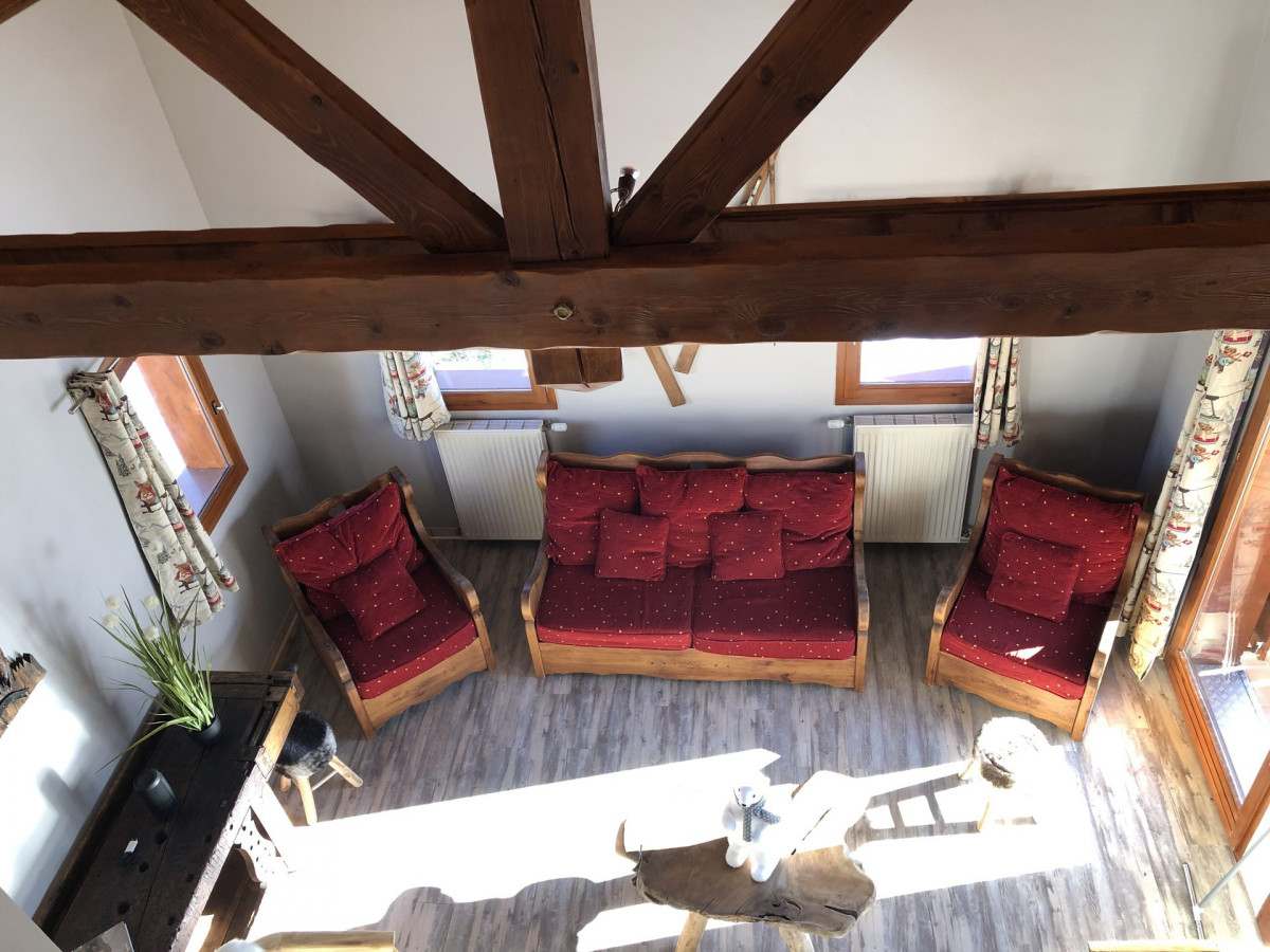 SALON - CHALET COLENFREY - VALLOIRE LE SERROZ - VALLOIRE RESERVATIONS