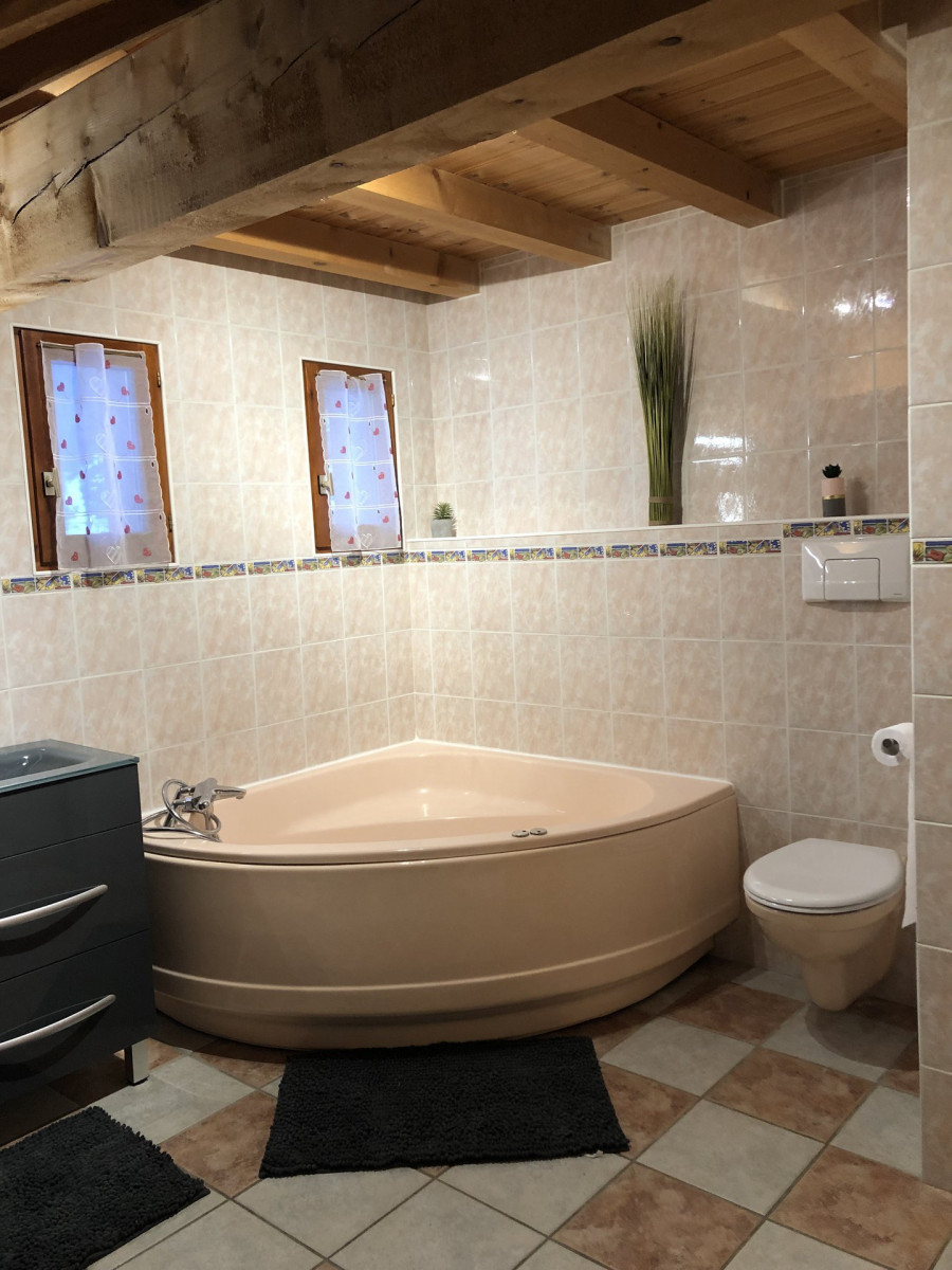 SALLE DE BAIN - CHALET COLENFREY - VALLOIRE LE SERROZ