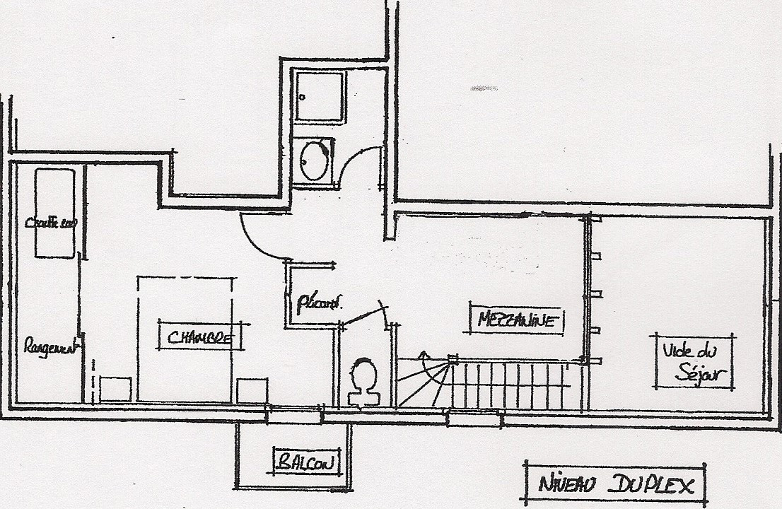 PLAN - APPARTEMENT ROCHES FLEURIES B16 - VALLOIRE CENTRE