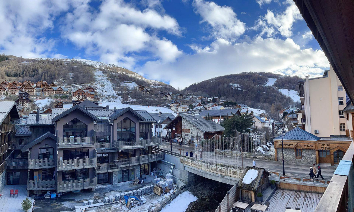 VUE BALCON - APPARTEMENT  BON ACCUEIL 25 - VALLOIRE CENTRE