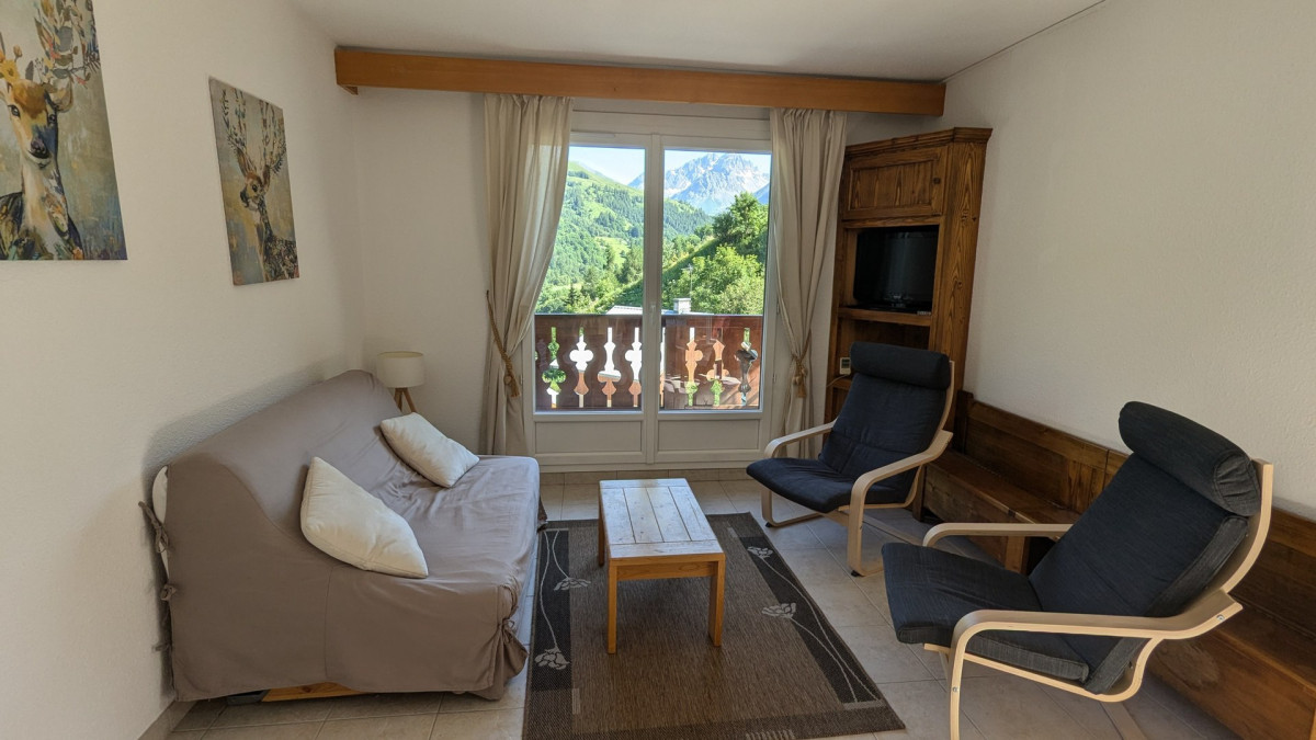 SALON - APPARTEMENT LES AROLLES H N°87 - VALLOIRE LES VERNEYS - VALLOIRE RESERVATIONS