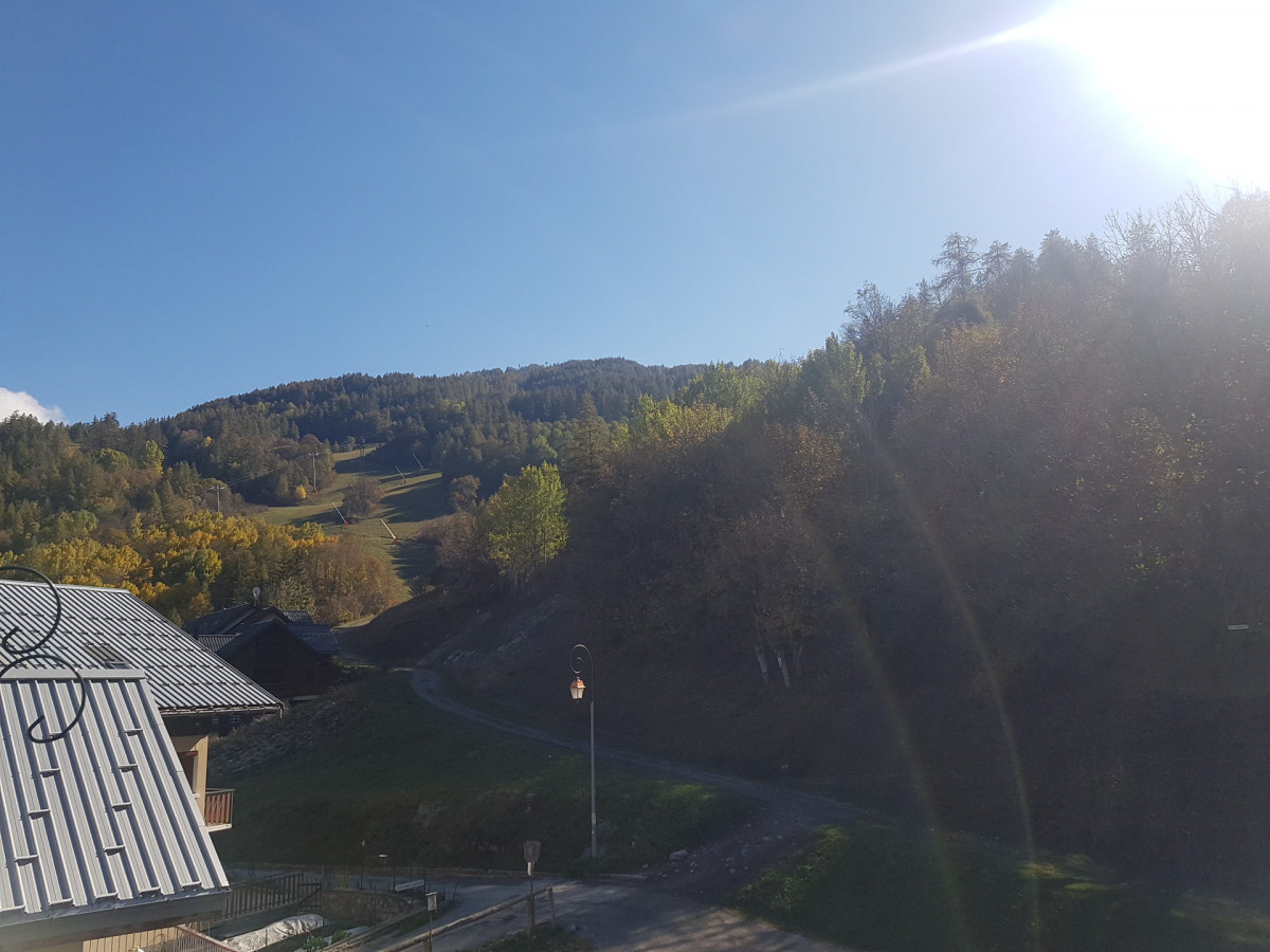 VUE BALCON ETE -  STUDIO LES SELLETTES 6 - VALLOIRE CENTRE