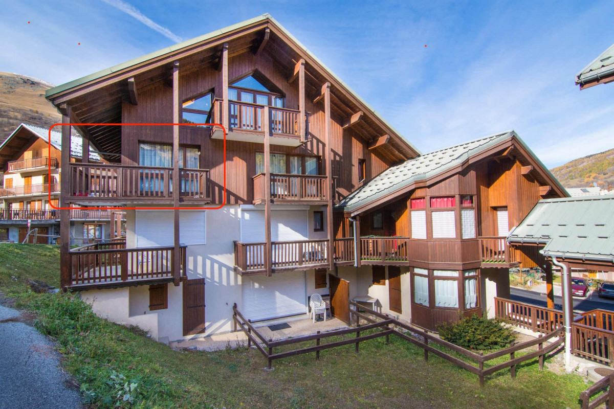 VUE BATIMENT EXTERIEUR - APPARTEMENT - CHALET DE TIGNY CLEMATITE C8- VALLOIRE CENTRE