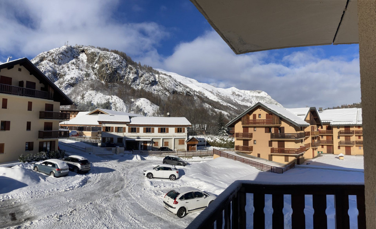 VUE BALCON 1 - APPARTEMENT BETELGEUSE 60 - VALLOIRE CENTRE