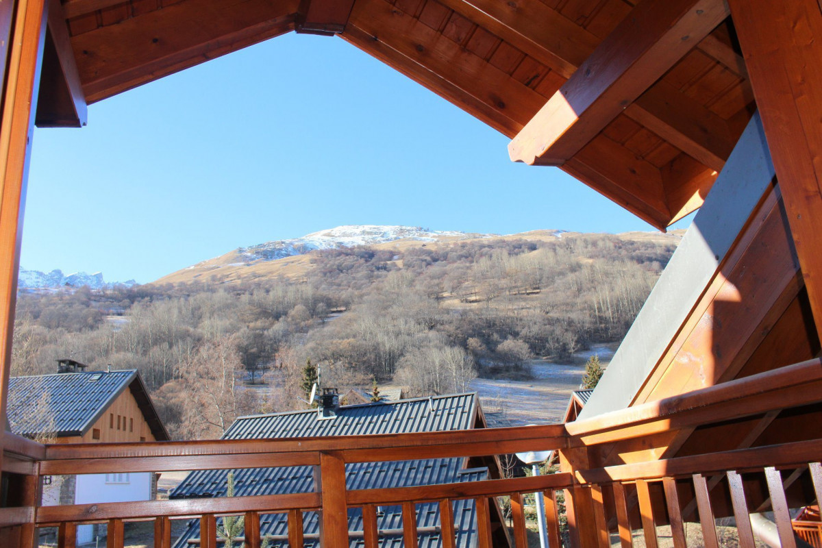 VUE BALCON - APPARTEMENT GRAND VY A202 - GRAND VY VALLOIRE 