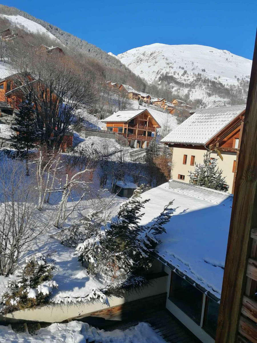 VUE DU BALCON - APPARTEMENT F24 CHALETS DU GALIBIER 1 - VALLOIRE MOULIN BENJAMIN