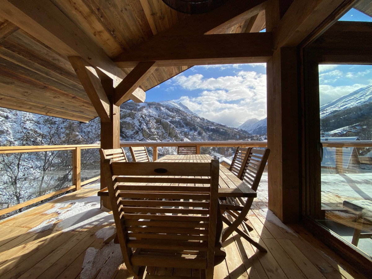 TERRASSE - CHALET LES BRAMES - VALLOIRE LE SERROZ