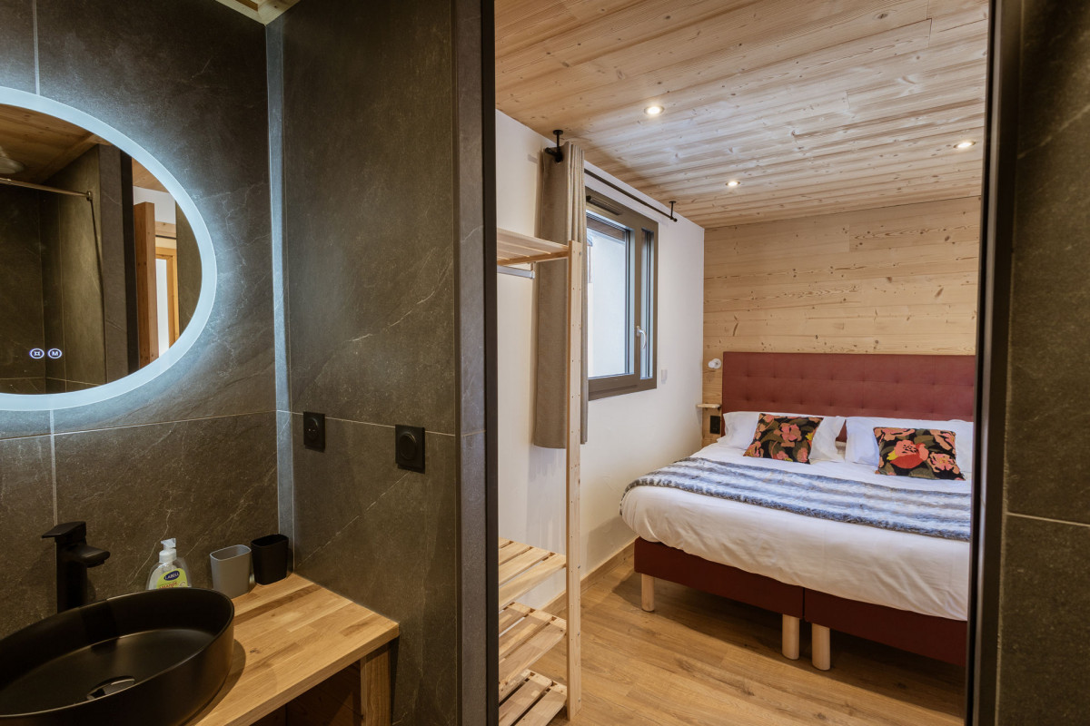 CHAMBRE 1 - CHALET LE STRATO 1 - VALLOIRE CENTRE