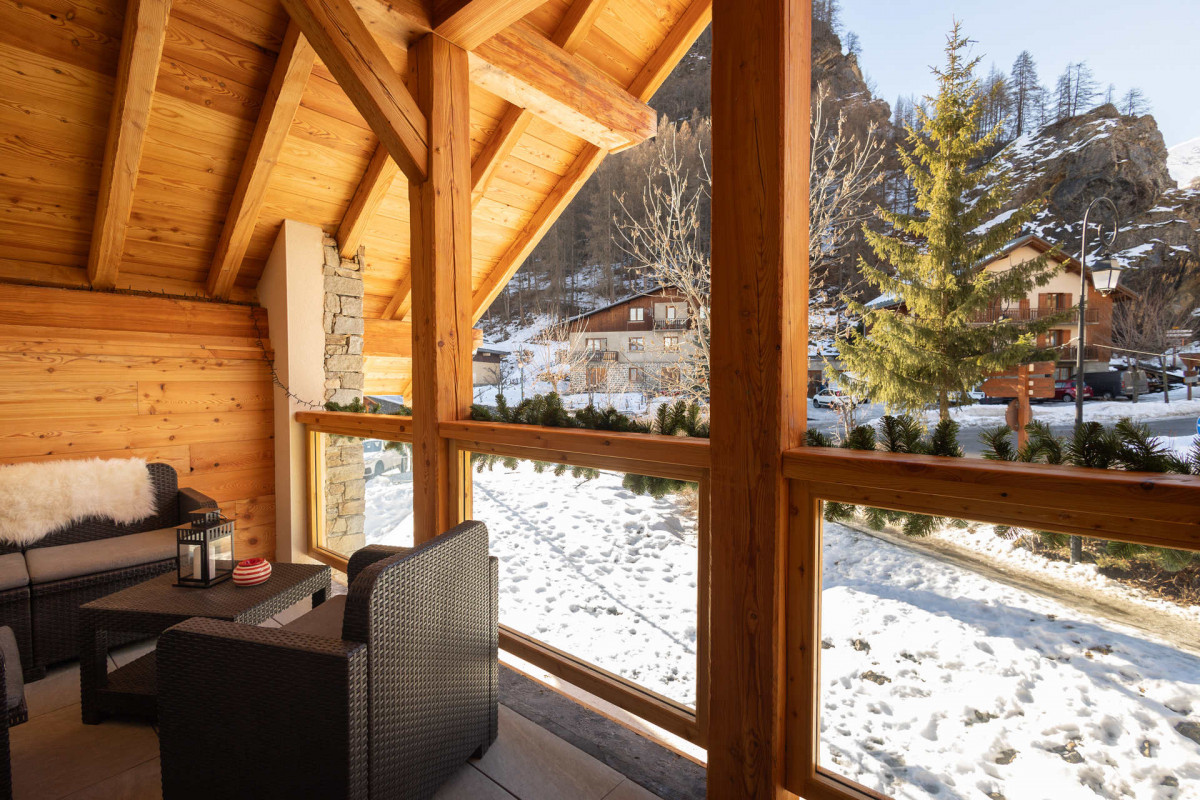 TERRASSE  - CHALET LE STRATO 1 - VALLOIRE CENTRE