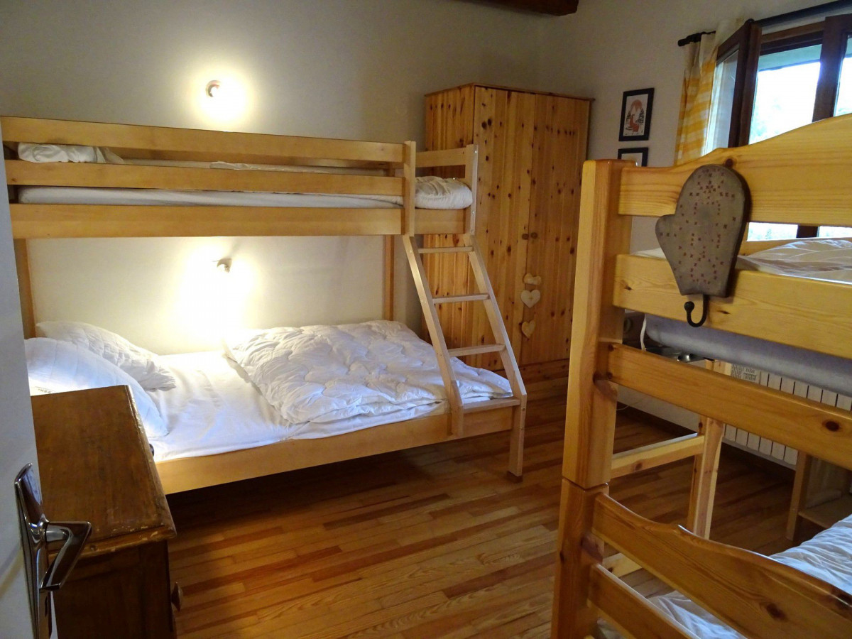 CHAMBRE DORTOIR - CHALET LA RIVINE - VALLOIRE LA RIVINE