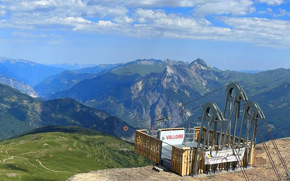  Grande Tyrolienne en été - Valloire Réservations