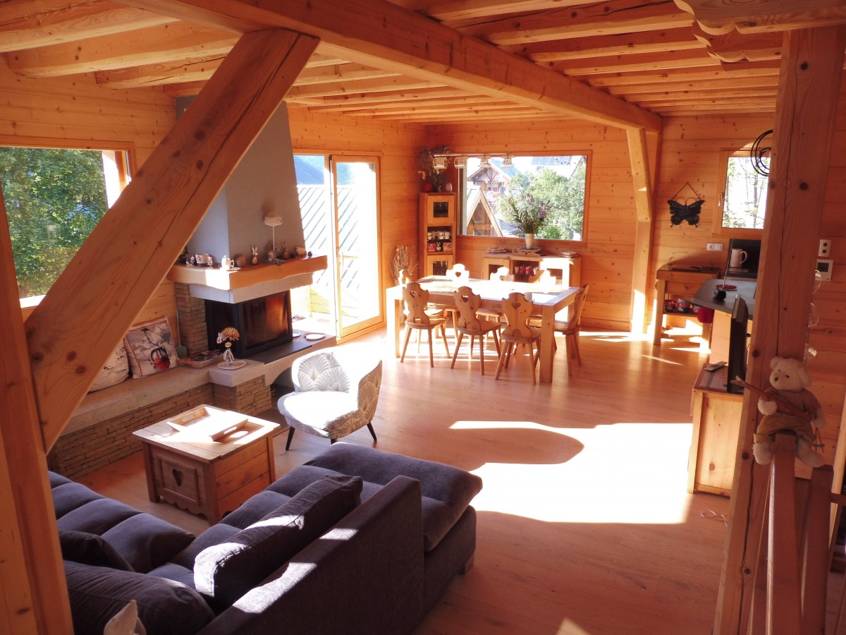 Salon - Chalet azuré des orpins - Valloire -Les Granges